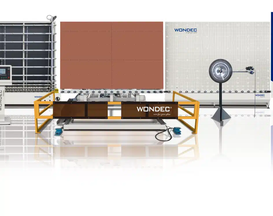 WONDEC WF2025 esnek ara çıta uygulama ve cam montaj bölümü