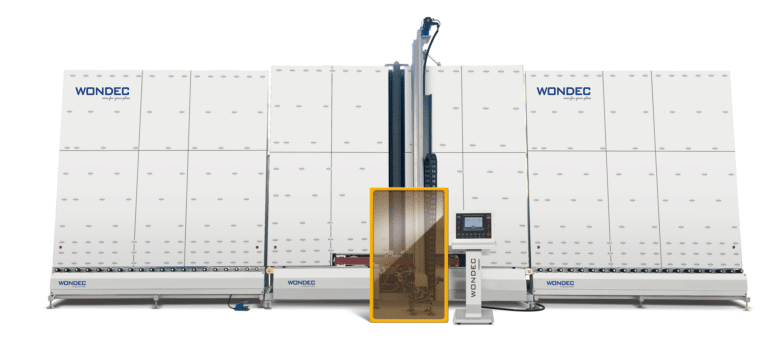 WONDEC WAFR automatic Low-E film removing machine