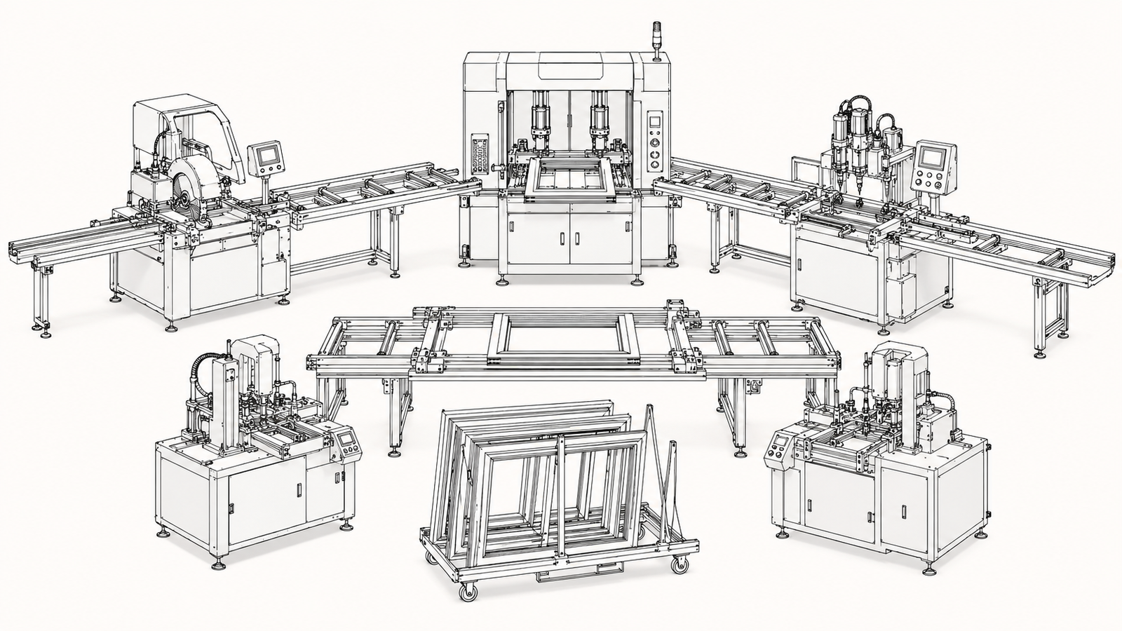 WONDEC PVC door and window machinery
